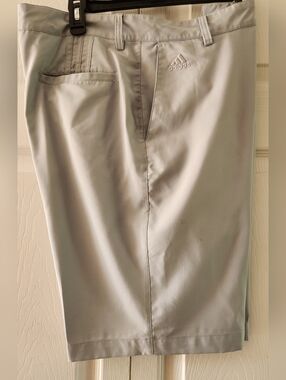 Adidas Golf Shorts Men 34 Climalite Gray Pants Lightweight